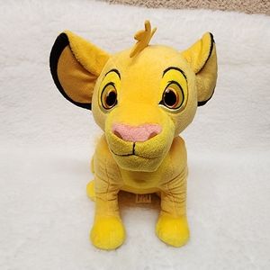 Disney The Lion King Simba Plush 10 Inch Stuffed Animal Preowned